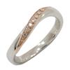 4℃ Ring Silver/K10 Pink Gold #4.5(US Size) 2.1g Women Used