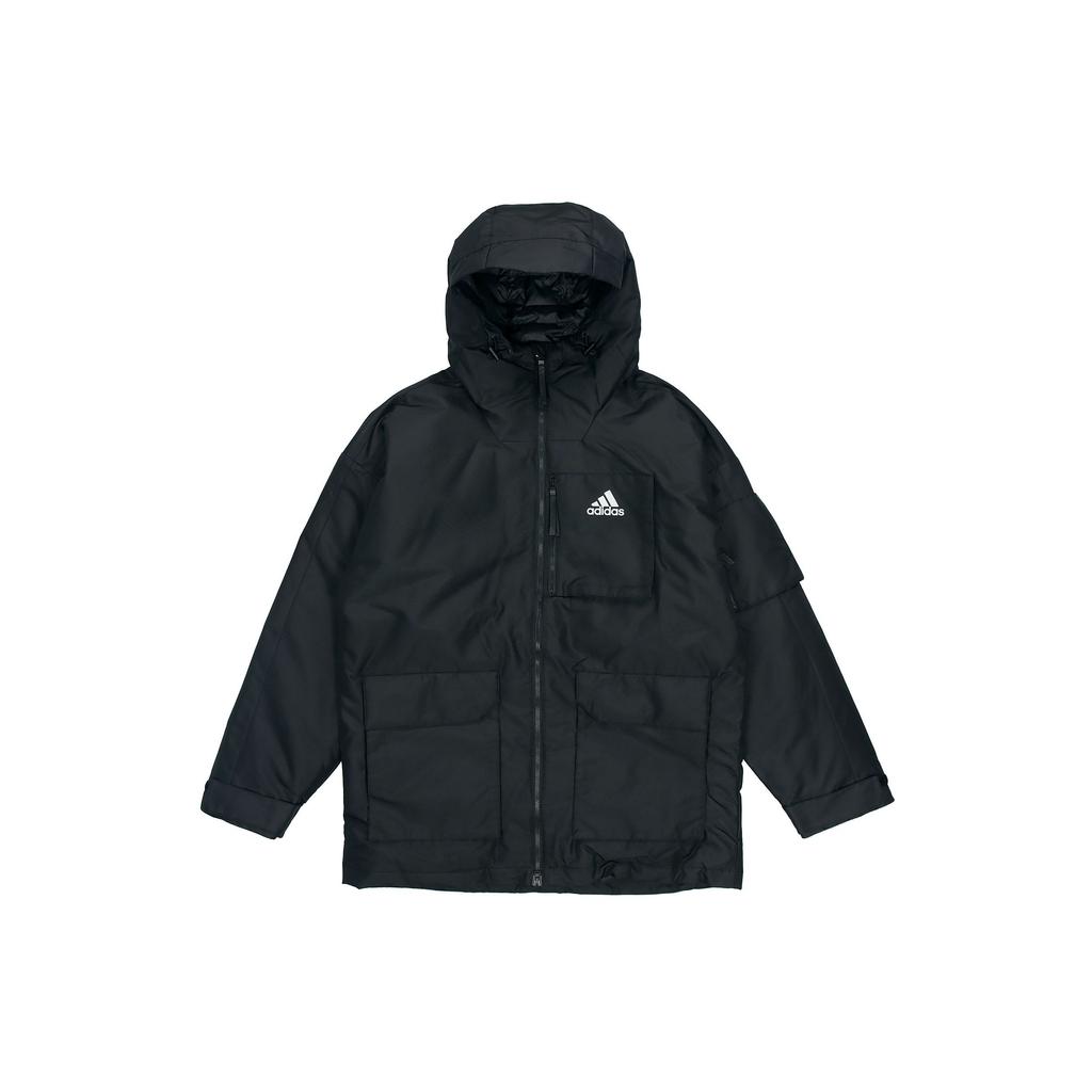 Adidas Multi-Pocket Outdoor Down Jacket Men Outerwear Black H14174