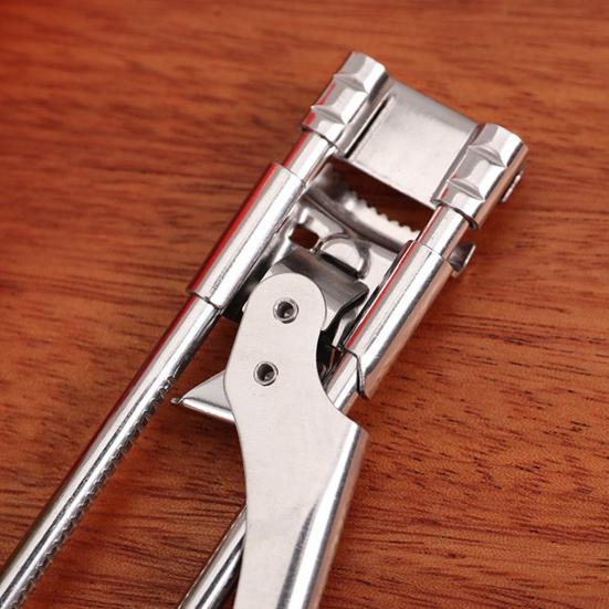 Yousheng Bottle Opener Stainless Steel Can Opener with Anti-Slip Groove Ergonomic Handle Easy Jar Lid Opener Lid Remover Tool
