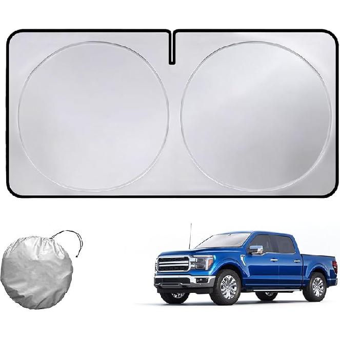 Upgraded Sunshade, Improved UV Protection Fabric, Foldable Front Sun Shade, Accessories For Tesla Model 3/Y/Y Juniper 2016 To 2026