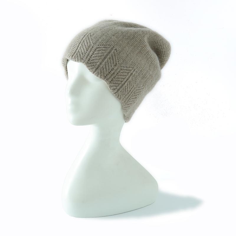 Женская кашемировая шапка Qinghe кашемир 30% кашемир 70% шерсть Женский осенне-зимний кашемировый платок мягкий и теплый