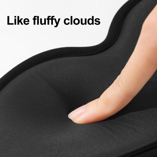 3D контурная маска для сна Дышащая повязка на глаза с дизайном нулевого давления Максимально светонепроницаемая маска для глаз для глубокого сна для дневного сна и путешествий