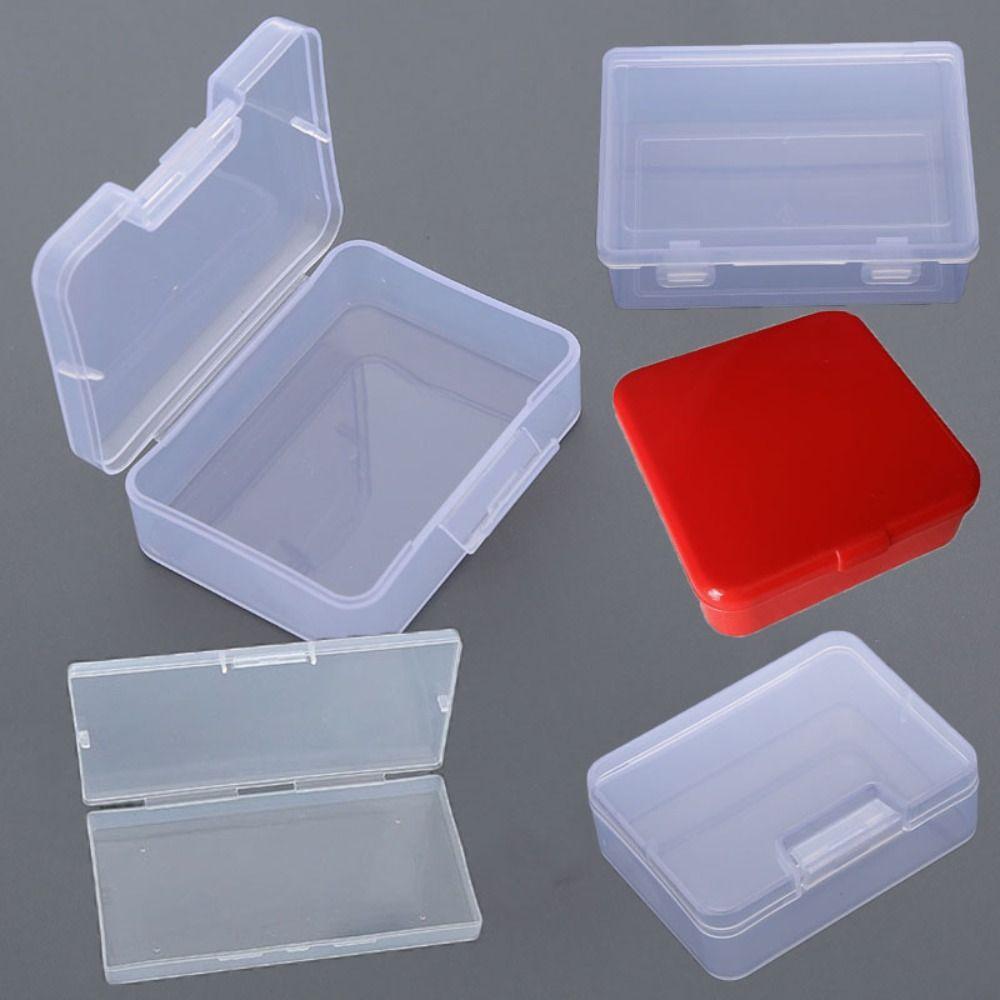 Квадратный контейнер для ювелирных бусин, пластиковый чехол для мелких предметов, новый органайзер для мелочей, держатель для электроинструментов