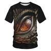 Мужская футболка God Beast 3D цифровая печать круглый вырез короткий рукав модная футболка топ