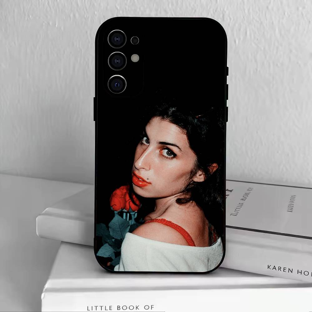 Чехол для телефона Y2K A-Amy Winehouse Черный Силиконовый Мягкий Для Samsung S25,S24,S21,S22,S23,S30,Ultra,S20,Plus,Fe,Lite