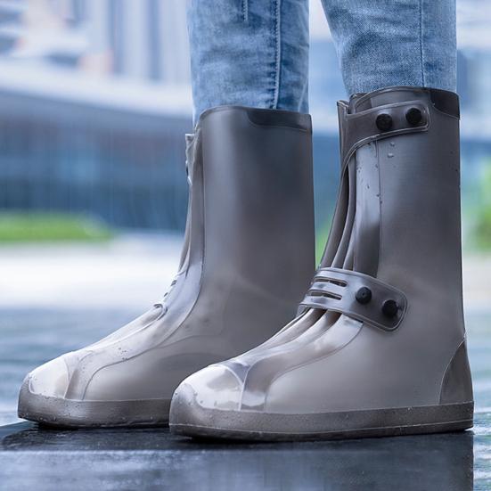 1 пара утолщенных чехлов для ботинок, усиленная подошва, долговечный многоразовый чехол от дождя, защитное снаряжение