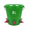Hanging Calf Feeder Pail Sturdy Feeding with Nipples Secure