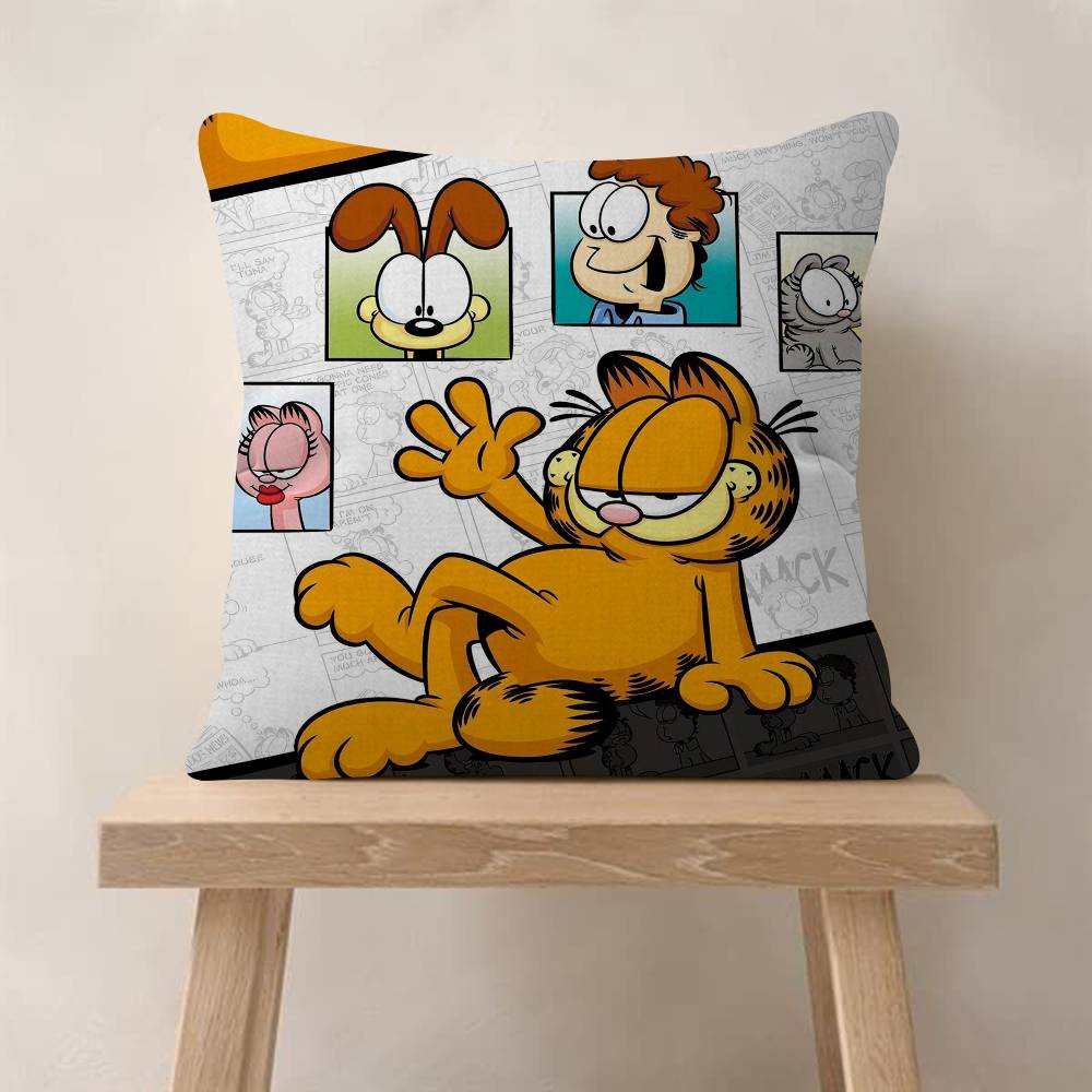 pc Cartoon GGarfieldss Anime Cushion Cover Car Throw Pillow Case For Sofa Car Christmas Gift
