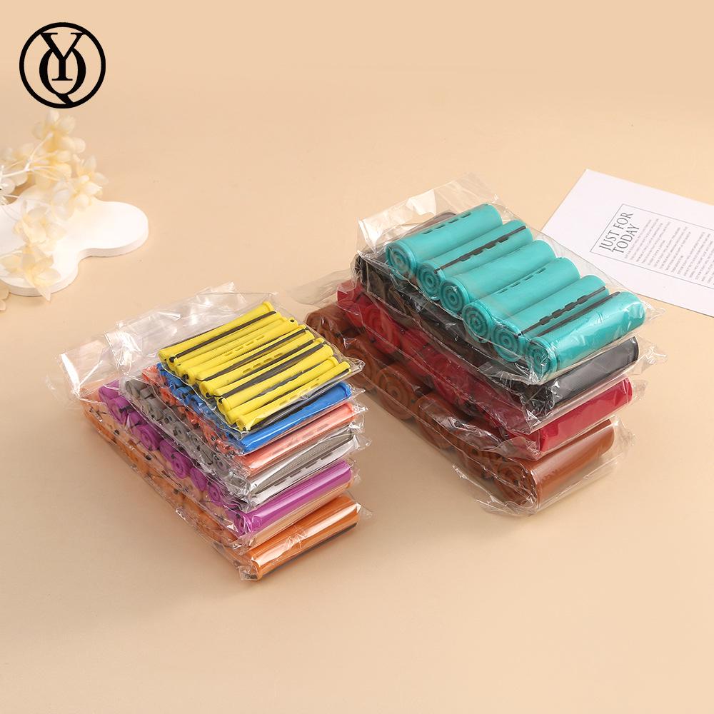 Профессиональная пластиковая плойка с чехлом и резинкой для химической завивки волос