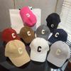 2023 Corduroy Baseball Cap with 'C' for Men & Women, Deep Crown, Large Brim
