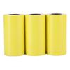 3 шт. Наклейка Термобумага Водонепроницаемая Защита от трения Защита от масла 56 мм для принтера Peripage(желтый )