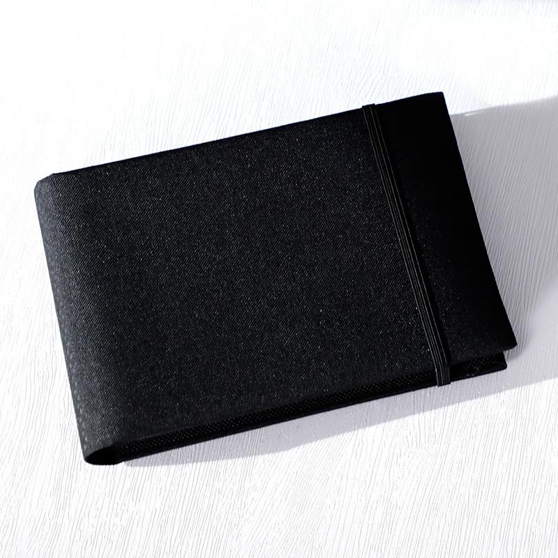 Book Flip Mini Album Portable Linen Cover Photo Album For Travel Memory Storage