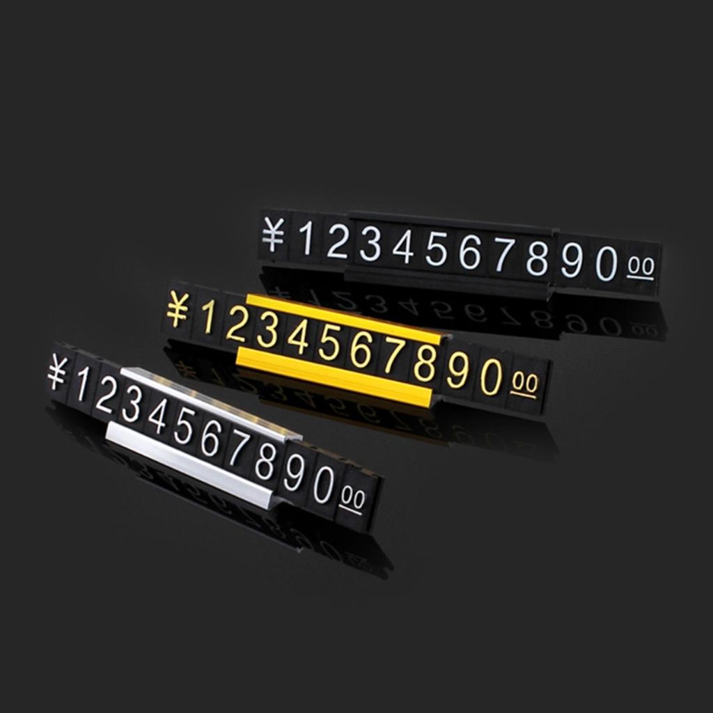 Price Tags Cube Adjustable Assembly Number Angled Pricing Counter Display Stand Pricemarker Labels Price Stickers