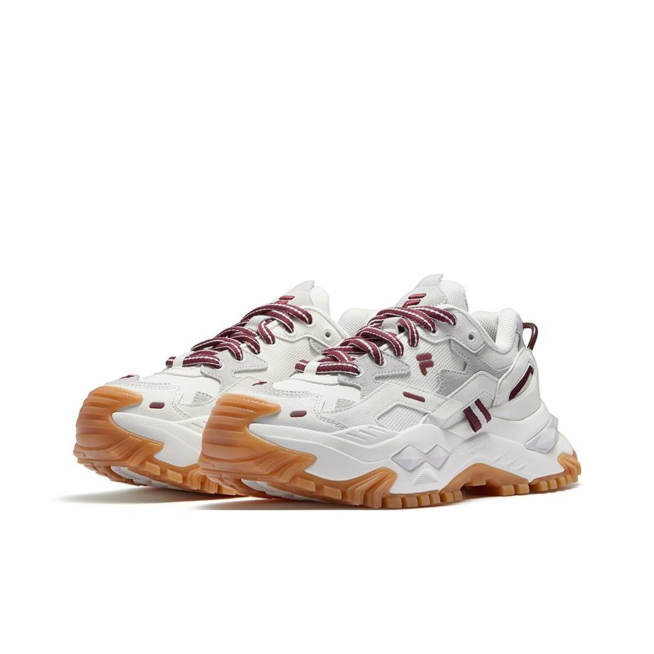 Fila Fusion Bianco Зимние Цвета Леденцы Универсальные Удобные Увеличивающие Рост Папины Кроссовки Женская Кроссовка Цвет Дождь-Туман-Серый T12W531008FSA