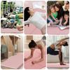 Elastic Foldable Yoga Mat Non-slip Fitness Cushion Foldable Pilates Mat  Gymnastics