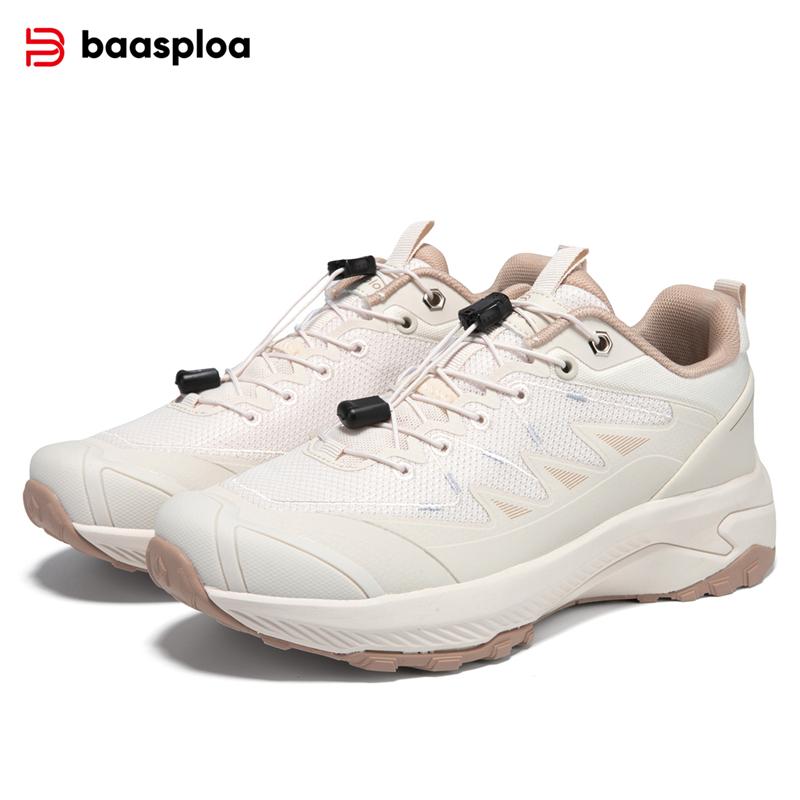 BAASPLOA Женская обувь для активного отдыха Нескользящая износостойкая сетчатая дышащая женская обувь для альпинизма и походов Модная женская спортивная обувь