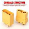 XT90 Connector Female Male Set HighCurrent 90A Battery Connector Anti Spark for RC Car Drone FPV Lipo Battery DIY Headband Cover