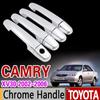 Chrome Handle Cover Trim for Toyota Camry 30 XV30 2002 2003 2004 2005 2006 Daihatsu Altis Accessories Stickers Car Styling