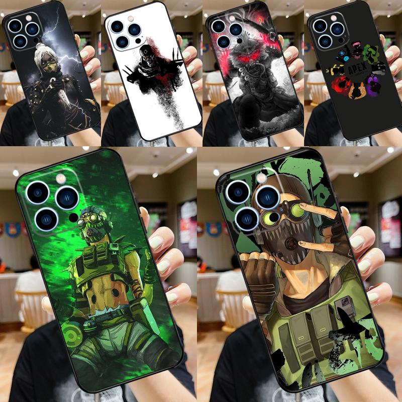 Чехол для телефона Apex Legends Для iPhone 16 15 Pro Max 14 11 13 12 Mini 7 8 Plus X XR XS Max Чехол