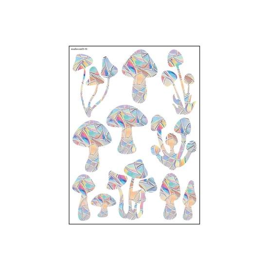 Наклейка на окно Бабочки Самоклеящаяся Радужная Призма Ловец Солнца Украшение Стеклянная Наклейка Товары Для Домашнего Декора ARI