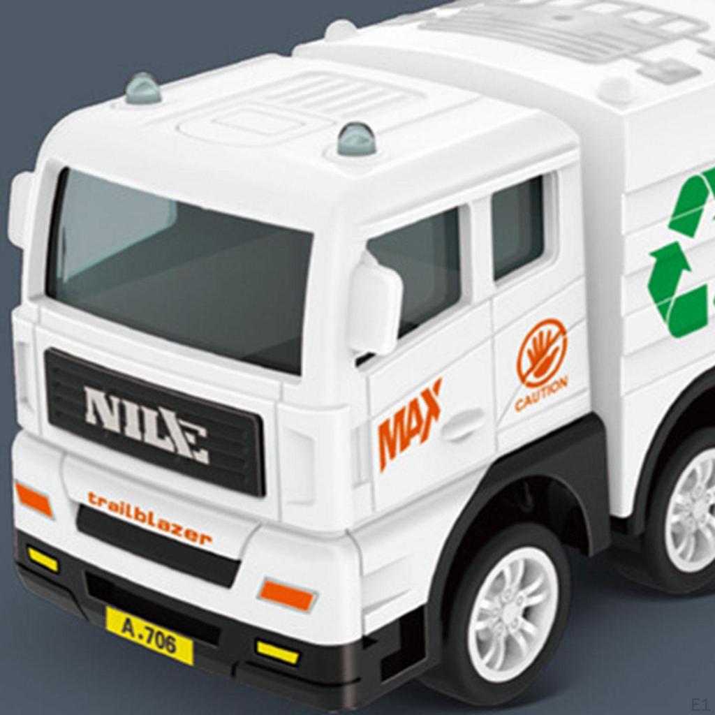 Мусоровоз, игрушечный фрикционный интерактивный детский транспорт, модель автомобиля