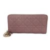 Used 10656 Lady Voyageur Wallet S0007ONMJ_M64P 7940 Current Logo Zip Around Cannage Lavender from Japan AUTHENTIC