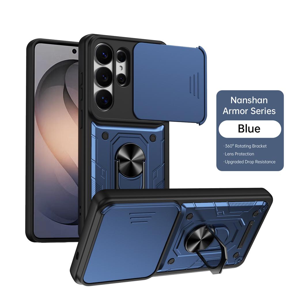 Применимо к Samsung S26Ultra Nanshan Jia выдвижное окно чехол для мобильного телефона S26Plus подставка противоударный S26 защитный чехол
