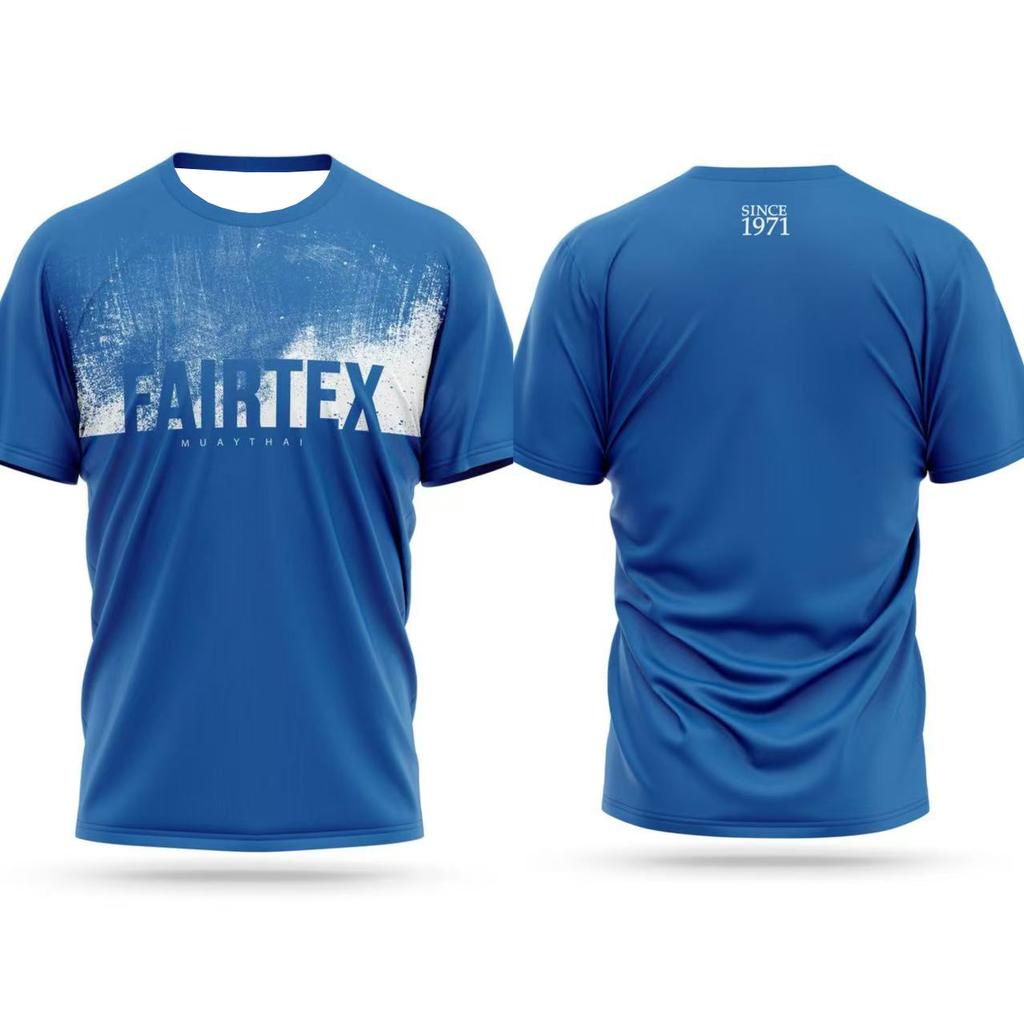 Мужская быстросохнущая футболка Боевой костюм Fairtex Печать Спортивный бренд Удобная дышащая с короткими рукавами Мужские топы