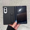 Чехлы для Z Fold8 Невидимая подставка Чехол из ПУ кожи для Samsung Galaxy Z Fold 8 Широкий Встроенная защитная пленка для экрана Защитная крышка для шарнира