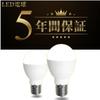 Mini-Krypton LED Bulbs, E17 Base, 60W Equivalent, Warm White, Wide Beam, Compatible with Insulated and Sealed Fixtures (Warm White, Pack of 2)