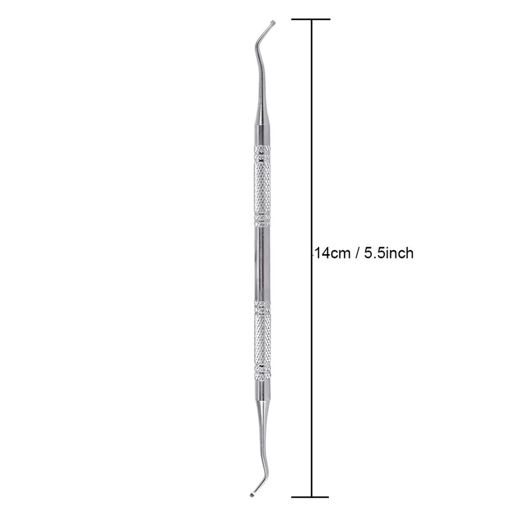 Профессиональный очиститель для ухода за вросшими ногтями, пилка-очиститель, двусторонний инструмент для педикюра