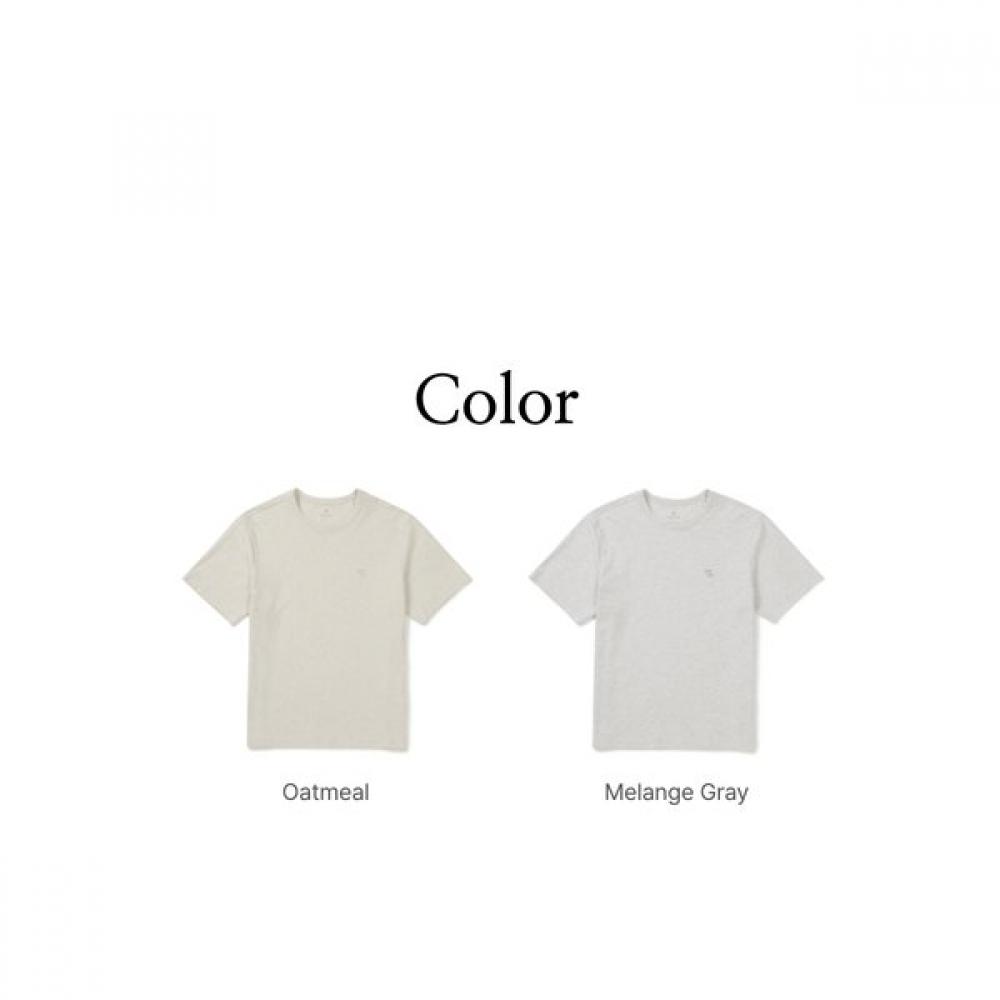 Snow Peak Unisex Melange ShorT Sleeve T shirT s25mufTs50