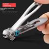 Large Opening German Stainless Steel Nail Clippers - Portable Manicure Tool