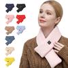 Intelligent Electric Heated Scarf with 3 Temperature Setting USB Powered Neck Warmer Heater for Office or Outdoor Use