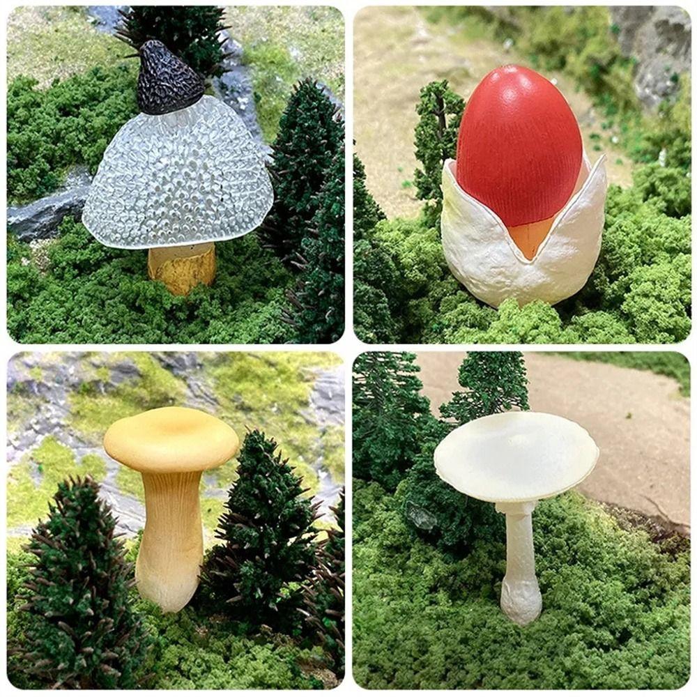 Vegetable Model Simulation Mushroom Landscape Miniatures Fungus Model  Home Decoration