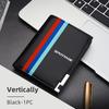 RVGH1 Car Leather Men's Short Purse Coin Credit Card Holder Wallet Sticker For KIA Stonic Picanto Sorento Stinger Spectra Carens