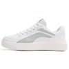 Non-Slip Wear-Resistant Low-Top Skate Shoes Women Sneakers White Gray AGCR470-1