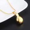 Punk Style Stainless Steel Gold Color Silver Fitness Boxing Glove Fists Pendant Necklace