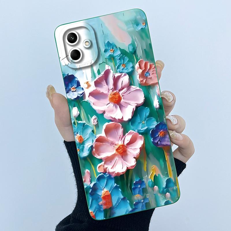 Чехол для Samsung Galaxy A04e A04 4G A04S Милый Панда Милые Девочки Кошки Мягкий Силиконовый Задний Чехол Samsung SM-A042F A045F Чехол для Телефона