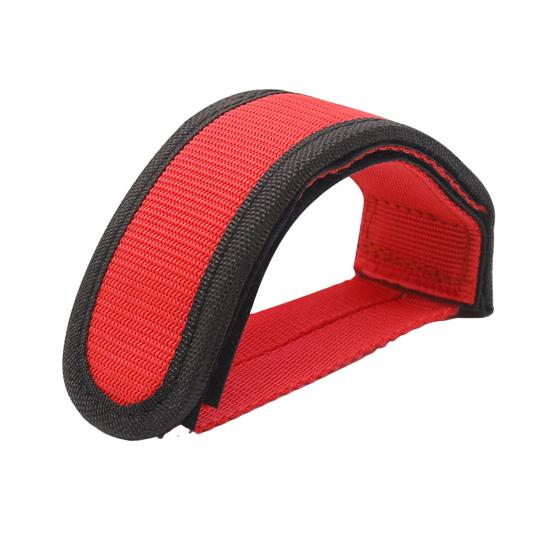 Bike Cycling Pedal Tape Anti-slip Toe Strap Belt Sturdy Canvas Double-Layer Fixed Gear Mountain Bikes Hook Lace-Up Straps for Safety