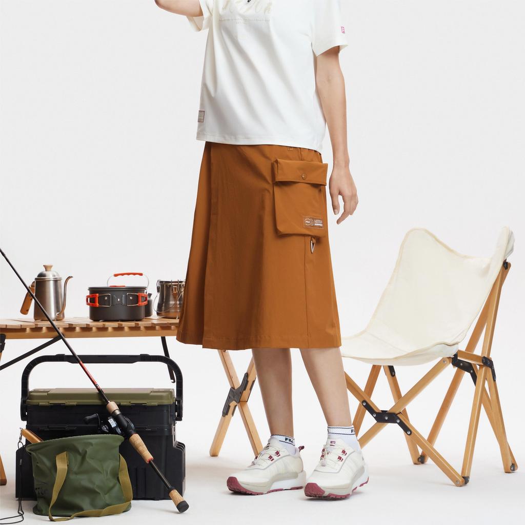 Новые юбки FILA женские Коричневый цвет корицы A11W427805FBN