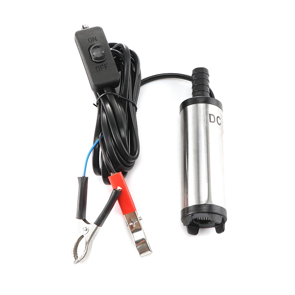 38MM 12V Oil Pump Electric Stainless Steel LeakproofDiesel Pumps Low Noise Fast Speed Oils Extractor Construction Outdoor