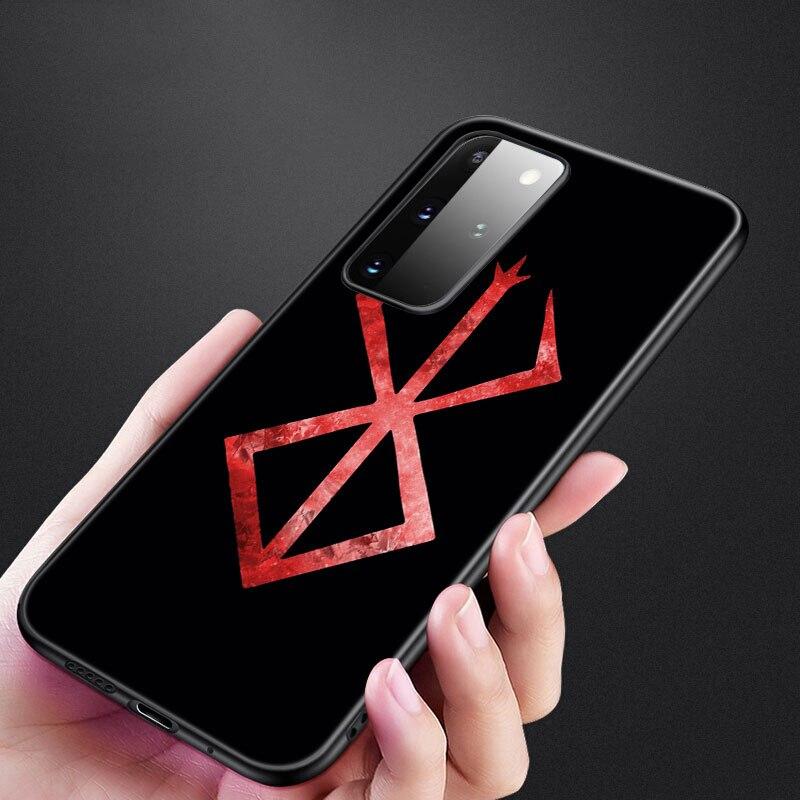 Чехол для телефона «Аниме Берсерк Кишки» для Samsung Galaxy S20 S21 FE S10 Lite Note 20 10 Lite S8 S9 S10E S10 Plus, ультра черный мягкий чехол