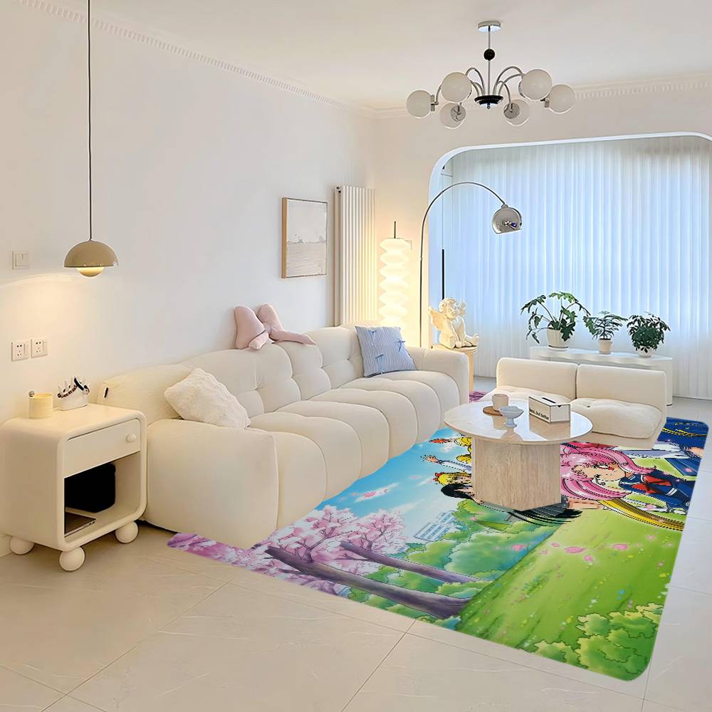 Японский мультфильм S-Sailores-Moon Коврик для пола Скандинавский стиль Домашний придверный коврик Коврики для ванной-туалета Коврик для декора спальни Отеля