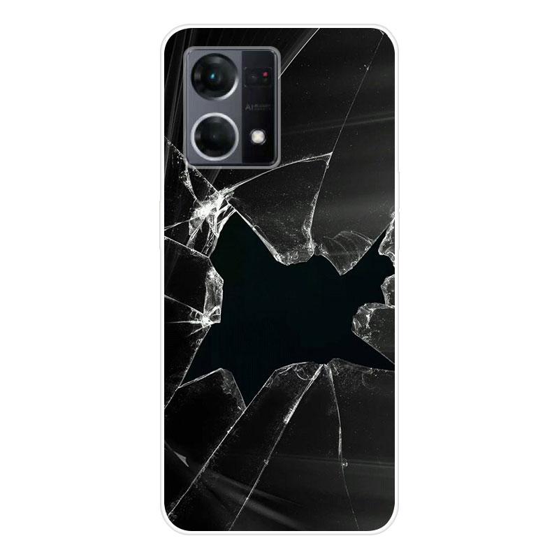 Для OPPO Reno7 Reno 7 4G чехол Мягкая силиконовая задняя крышка чехол для телефона с рисунком мультфильма Креатив