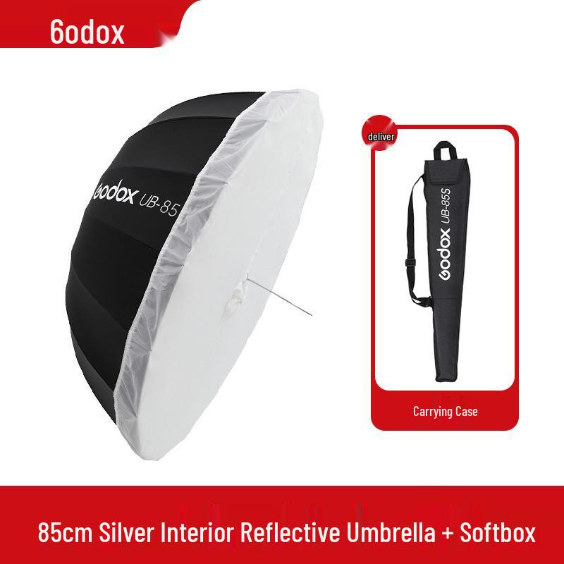Godox UB Parabolic Reflector Umbrella: Large, Portable, Multifunctional Light for Studio and Outdoor Photography.