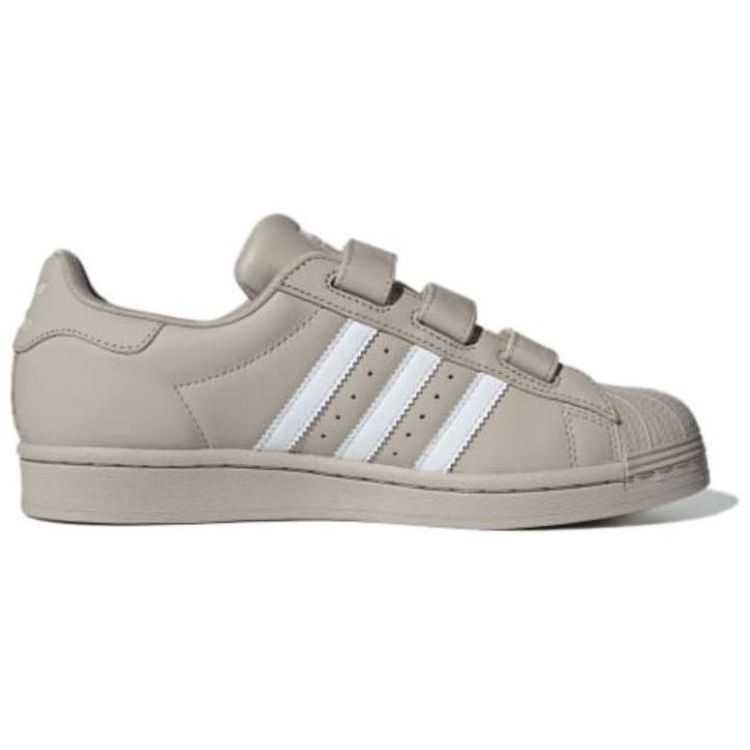 adidas Оригинальные кроссовки Superstar Cf Прочные Дышащие Низкие Кроссовки Женские Кроссовки Серые IE2968