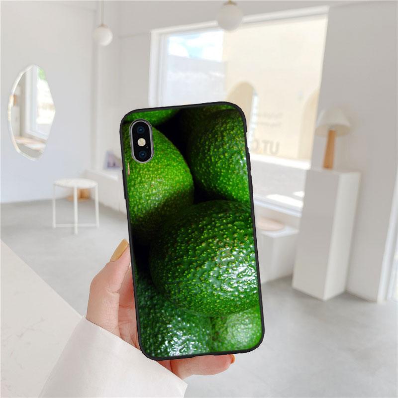 CJ13 Avocado fruit art Phone Case for Samsung Galaxy A11 A12 A13 A15 A52S A53 A55 A56 A70 A71 A72 A73 F06 F16 F56 S10 Plus S10e