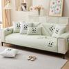 Ice Silk Sofa Cushion Summer Summer Cool Cushion Cushion  New Anti Slip Backrest Full Cover Cloth Towel Set