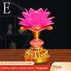 220V Buddhist Lamp LED Night Light Buddha Music Machine Lotus Flower Lamp  Temple